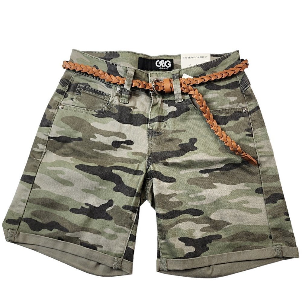 G by Guess Womens Fin Bermuda Short Camouflaged Size 25 (2)